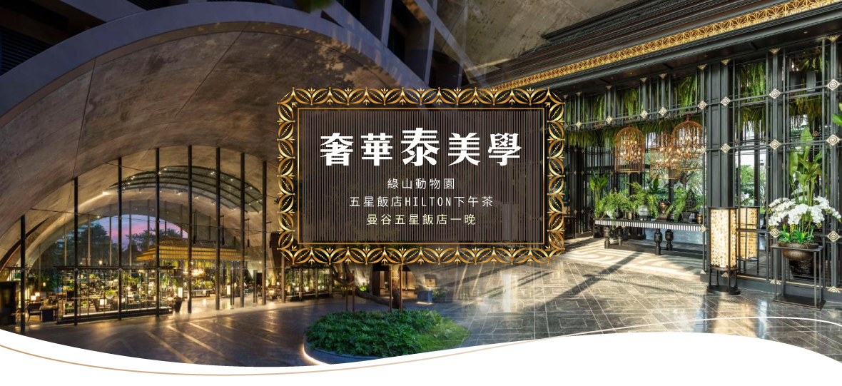 奢華泰美學 5 日｜HILTON 下午茶・All Star 全明星號