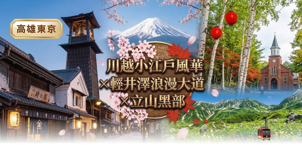 東京 6 日｜立山黑部・白川鄉合掌村・上高地